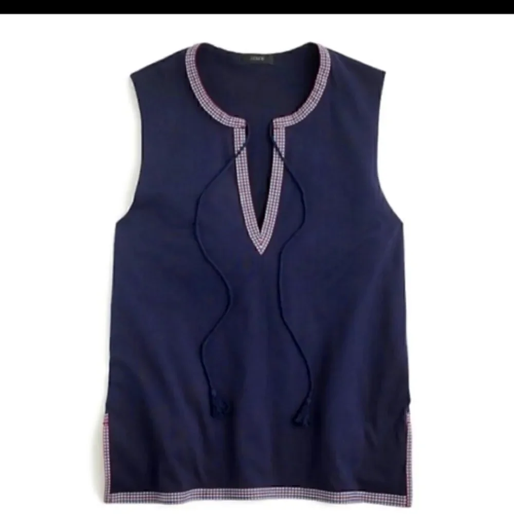 J CREW Tie Neck Tank Top